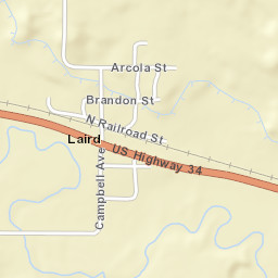 Laird Colorado Street Map