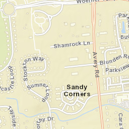 Sandy Corners Ohio Street Map