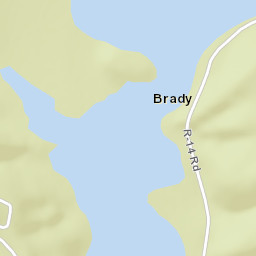Brady Ohio Street Map