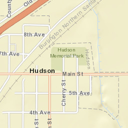 Hudson Street Map