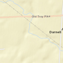 Darnell Ohio Street Map