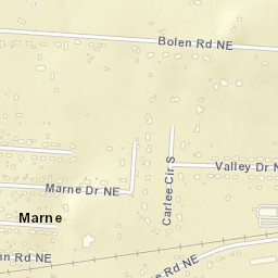 Marne Ohio Street Map