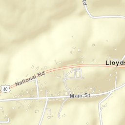 Lloydsville Ohio Street Map