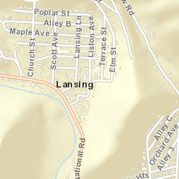 Lansing Ohio Street Map