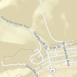 Brookside Ohio Street Map