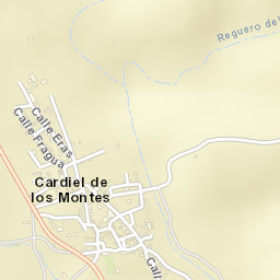 Cardiel de los Montes Street Map
