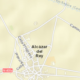 Alcázar del Rey Street Map