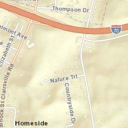 Homeside Ohio Street Map