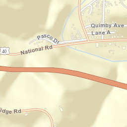 Blaine Ohio Street Map