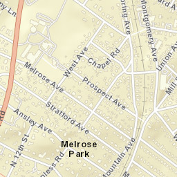 7804 Montgomery Ave, Elkins Park, PA Street Map