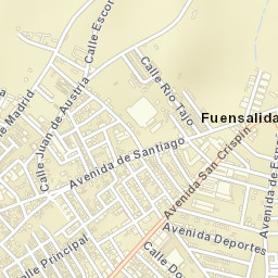 Fuensalida Street Map