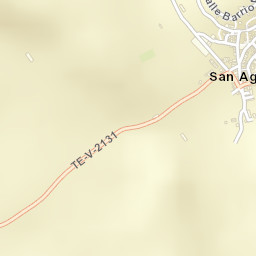 San Agustín Street Map