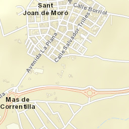 San Juan de Moró Street Map
