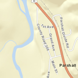 Parshall Colorado Street Map