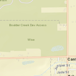 Canfield Colorado Street Map