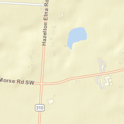 Ash Ohio Street Map