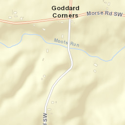 Goddard Corners Ohio Street Map