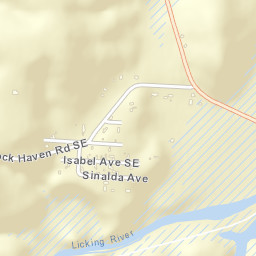 Rock Haven Park Ohio Street Map