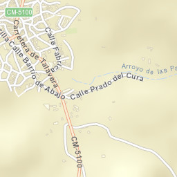 Cervera de los Montes Street Map