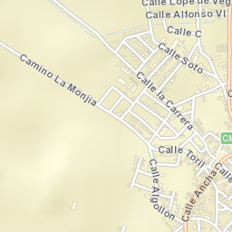 Novés Street Map