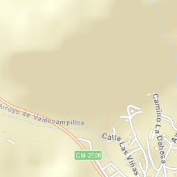 Cañete Street Map