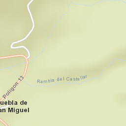 Puebla de San Miguel Street Map