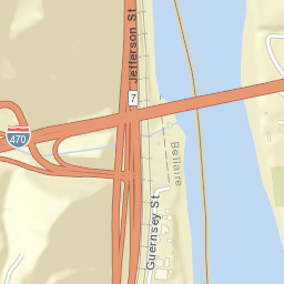 Interstate 470, Bellaire, OH 43906, USA Street Map
