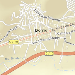 Borriol Street Map