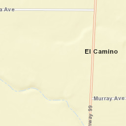 El Camino California Street Map