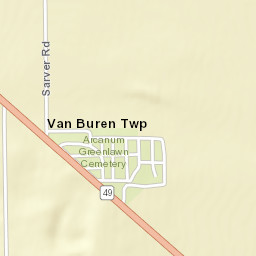 Abbottsville Ohio Street Map