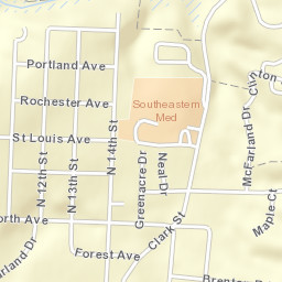 Henderson Heights Ohio Street Map