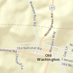 Old Washington Ohio Street Map