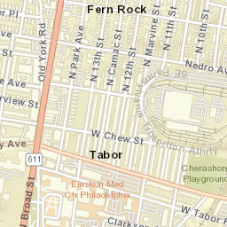 898 W Olney Ave, Philadelphia, PA Street Map