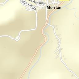 Montán Street Map