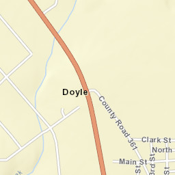 Doyle California Street Map