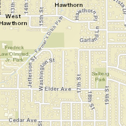 1439 Hawthorn Avenue, Boulder, CO Street Map