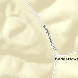 Badgertown Ohio Street Map