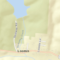 Loomis Ohio Street Map