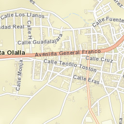 Santa Olalla Street Map