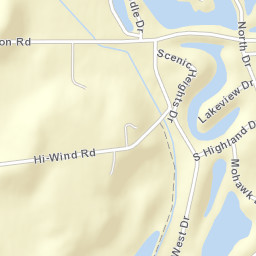 Wayne Lakes Park Ohio Street Map