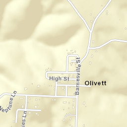 Olivett Ohio Street Map
