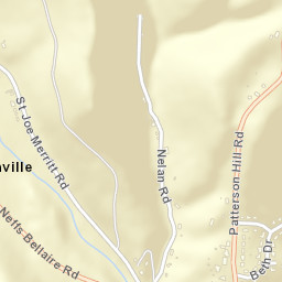 McClainville Ohio Street Map