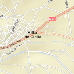 Villar de Olalla Street Map