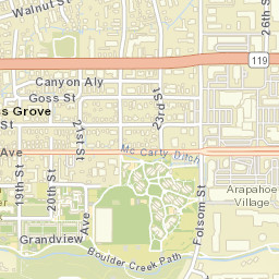 Boulder Street Map