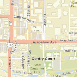 1746-1748 29th Street, Boulder, CO Street Map