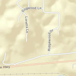 Ridgewood Acres Ohio Street Map