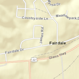 Meadow Village Ohio Street Map