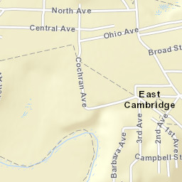 Fairmont Ohio Street Map