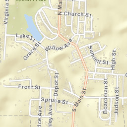 Bethesda Ohio Street Map