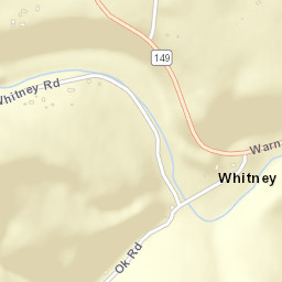 Whitney Ohio Street Map